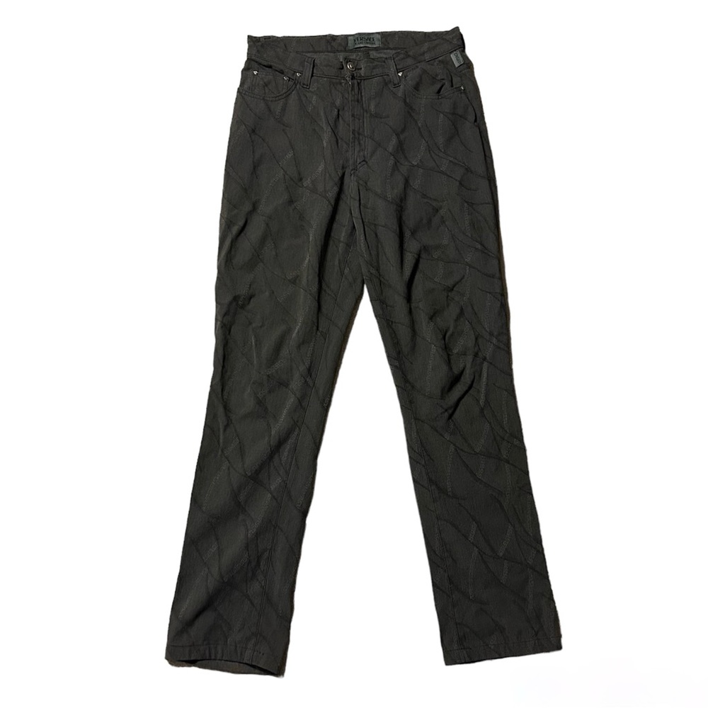 Vintage Versace Gray Chain Pattern Jeans